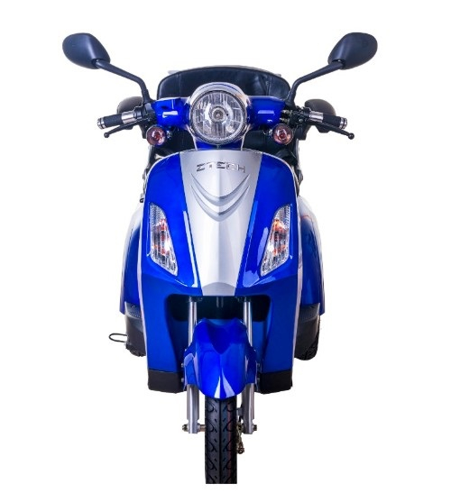 Tricicleta Electrica Z-Tech ZT-15 Albastru, cu Motor 900W, Acumulator 48V, 20Ah, Autonomie 50 Km, fara permis [2]
