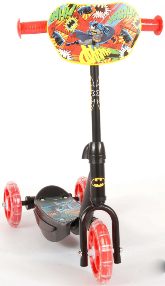 Trotineta copii volare batman, culoare negru/rosu [10]