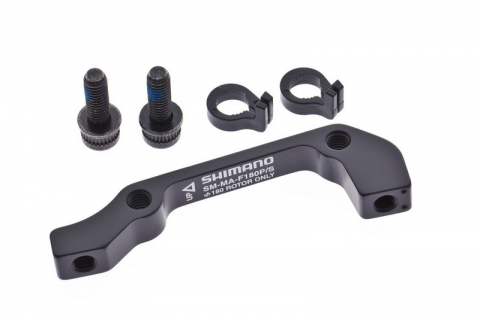 Adaptor Etrier/Disc-uri - Adaptor montaj pentru etrier frana Shimano SM-MA-F180P/S, Suruburi X 4, Stop Ring X 2