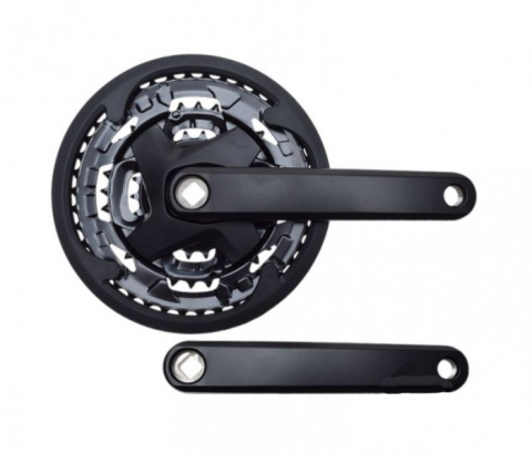 Transmisie & Accesorii - Angrenaj cu pedalier 3 foi, 42/34/24, brat 170mm