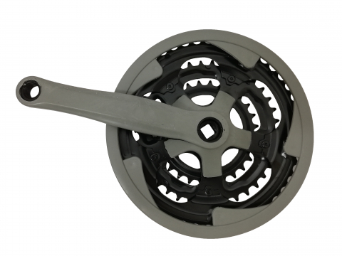 Transmisie & Accesorii - Angrenaj Pedalier 3 Foi MTB Gri Mare 48/38/28T