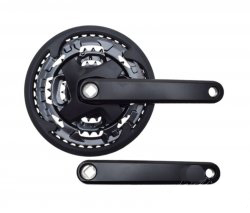 Transmisie & Accesorii - Angrenaj pedalier cu 3 foi 42/34/24, brat 170mm