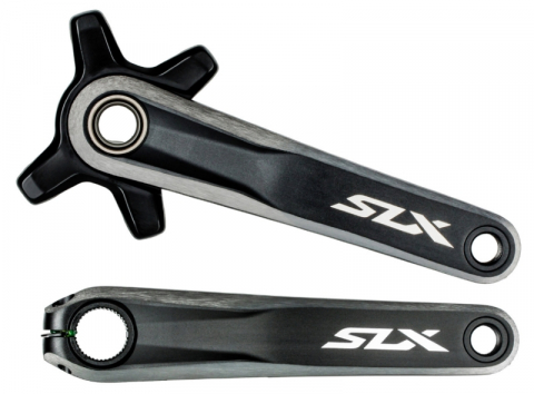 Transmisie & Accesorii - Angrenaj Pedalier Shimano MTB  Fara Foaie, Brat 170MM Pentru 11 Viteze Pe Spate, Fara Butuc Pedalier