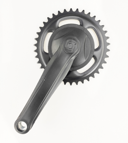 Transmisie & Accesorii - Angrenaj pedalier X-line Pro, 38z, 170mm, 1/2" x 3/32", disc culoare negru, 94mm