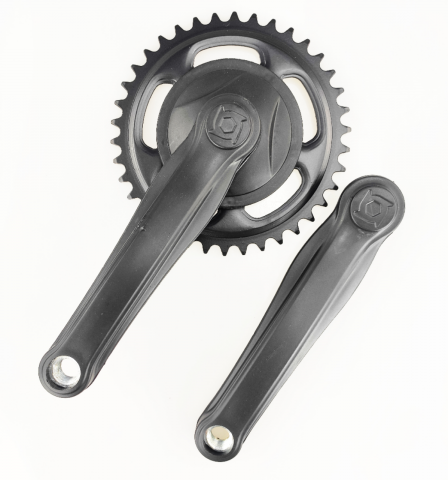 Angrenaj pedalier X-line Pro, 38z, 170mm, 1/2" x 3/32", disc culoare negru, 94mm [2]