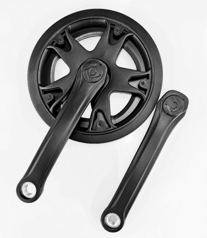 Angrenaje - Angrenaj pedalier X-line Pro Z44, brat 170mm, 1/2" x 1/8", culoare negru