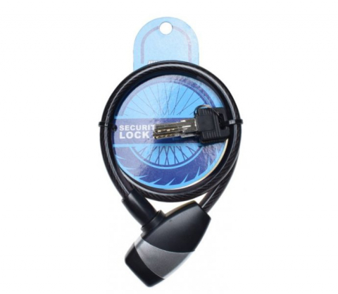 Accesorii-Design-Ornament - Antifurt cu cheie 10 x 650 mm, culoare negru/gri