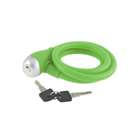 Accesorii-Design-Ornament - Antifurt cu cheie BTA silicon spirala 12x1200 culoare Verde