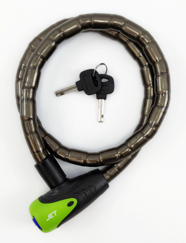 Accesorii-Design-Ornament - Antifurt cu cheie JET LOCK TY-250, 18x1000mm, culoare gri