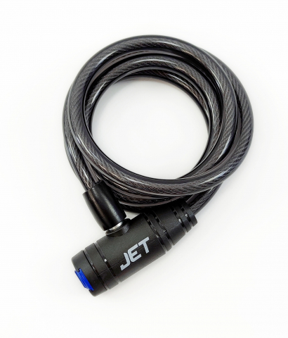 Accesorii-Design-Ornament - Antifurt cu cheie JET LOCK TY-506-1, 10x1500mm, culoare negru, cu suport