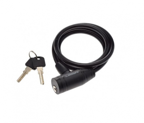 Accesorii-Design-Ornament - Antifurt cu cheie, pentru legat biciclete, 8 mm x 1500 mm