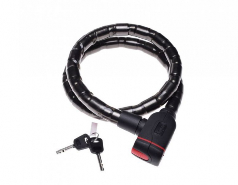 Accesorii-Design-Ornament - Antifurt cu cheie, pentru legat biciclete/moto, 25 mm x 1200 mm