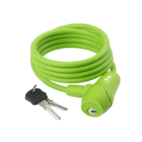Accesorii-Design-Ornament - ANTIFURT CU CHEIE VERDE M-WAVE „S 8.15 S” 8×1500 MM