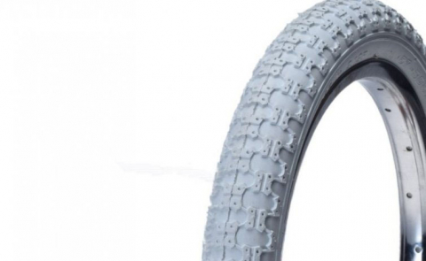 16" - Anvelopa bicicleta 16 X 2.125 M100 Awina, culoare alba
