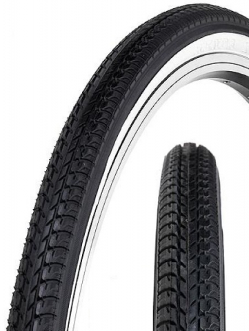 Anvelope-Camere - Anvelopa KENDA 26X1-3/8 K192 (37-590) negru cu banda alba
