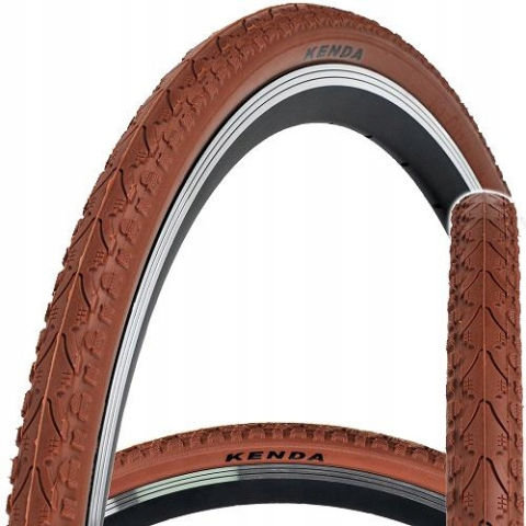 26" - Anvelopa KENDA KHAN K935 28x1.75, 28x1-5/8 x 1-3/4, 700x45C, culoare maro