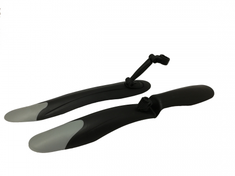 Accesorii-Design-Ornament - Aparatori Noroi Plastic Negru/Gri pentru roti 24"-28"