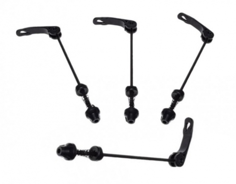 Roți-Accesorii - Ax spate excentric L-140 eliberare rapida, culoare negru, 4 bucati