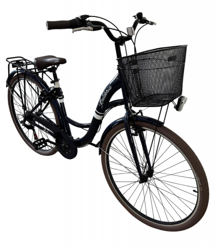Bicicleta Belderia City Urban, culoare bleumarin, roata 28", cadru din otel [1]