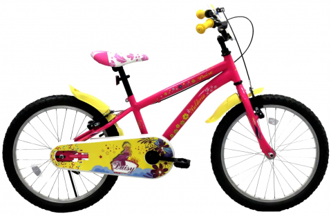 Copii - Bicicleta copii Belderia Daisy, culoare roz, roata 20", cadru din otel