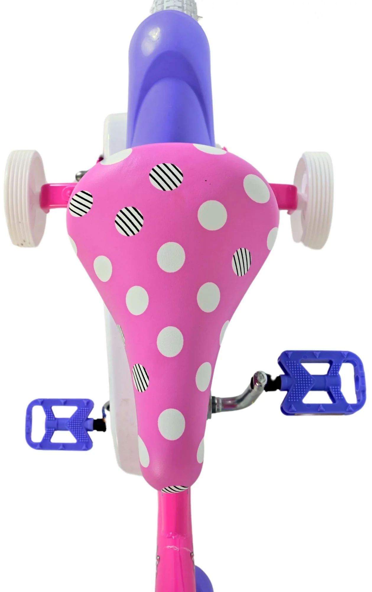 Bicicleta copii Disney Minnie Cutest Ever 14 inch, pentru fete, culoare roz/violet, frana de mana fata si butuc spate [6]