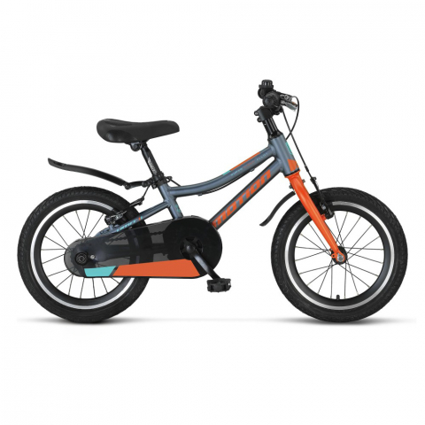 Biciclete - Bicicleta copii Motion, culoare gri/portocaliu, roata 20", cadru din otel