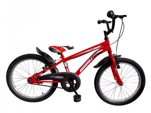 Copii - Bicicleta copii TEC Ares, culoare rosu, roata 20", din otel