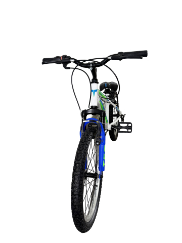 Bicicleta copii Tec Titan suspensie fata, roata 20", culoare alb/albastru [1]