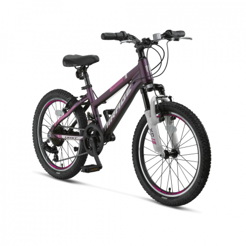 Bicicleta copii UMIT Mirage Girls, culoare mov/roz, roata 20", cadru aluminiu [1]