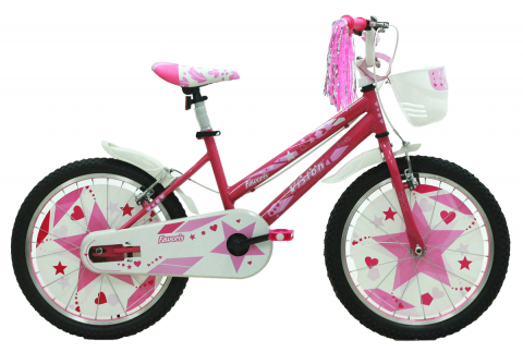 Copii - Bicicleta Copii Vision Faworis Culoare Roz/Alb Roata 20" Otel