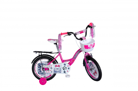 Biciclete - Bicicleta Copii Vision Miyu Culoare Roz/Alb Roata 16" Otel