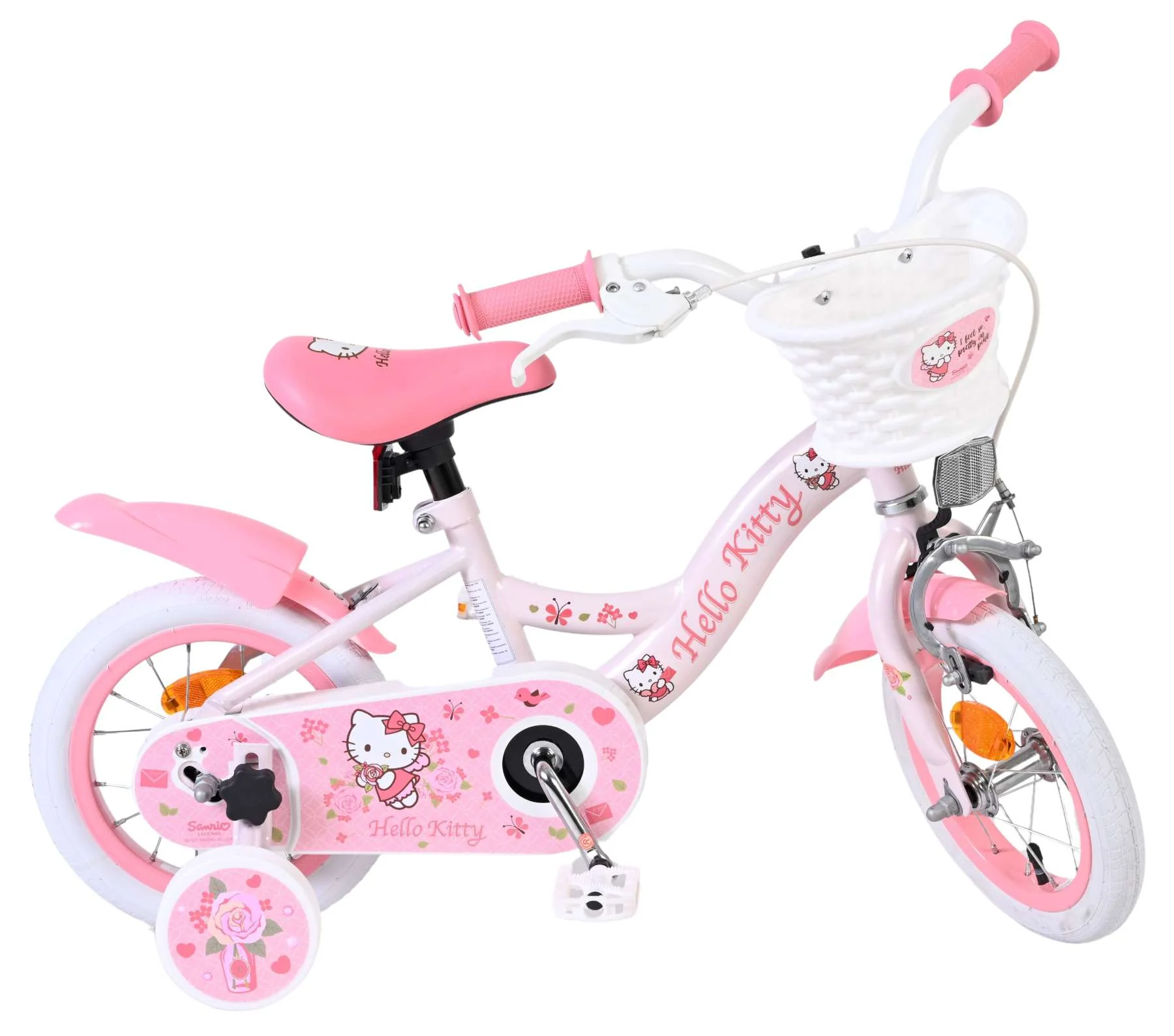 Bicicletă pentru copii Hello Kitty - Fete - 12 inch - Roz [9]