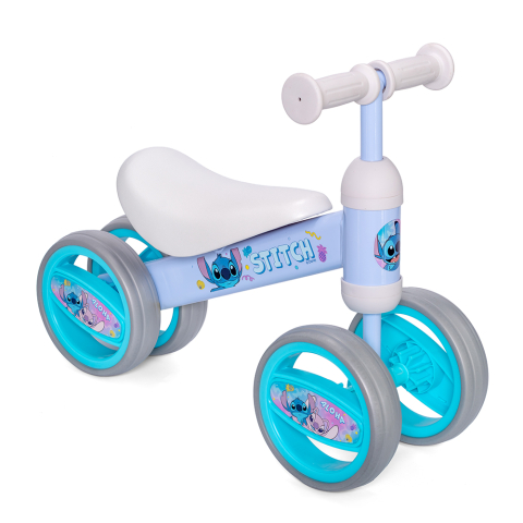 Biciclete fara pedale - Bicicleta fara pedale copii Stitch, 4 roti