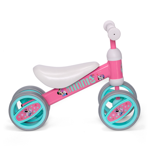 Bicicleta fara pedale copii Minnie Mouse fete, 4 roti [1]