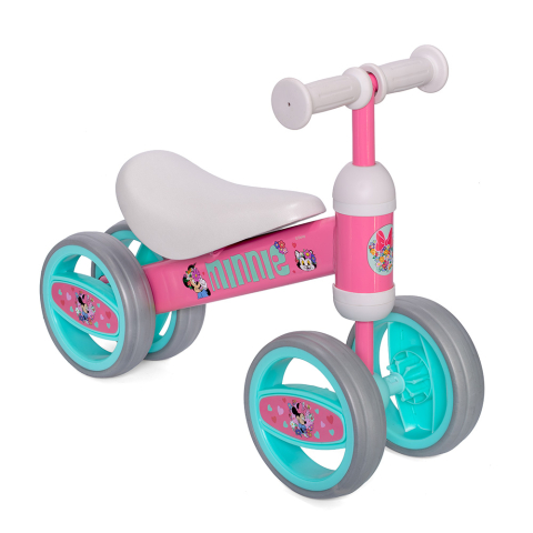 Biciclete fara pedale - Bicicleta fara pedale copii Minnie Mouse fete, 4 roti