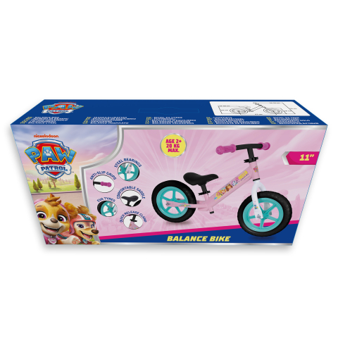 Bicicleta fara pedale copii Paw Patrol (Patrula Catelusilor) fete, cadru metalic [2]