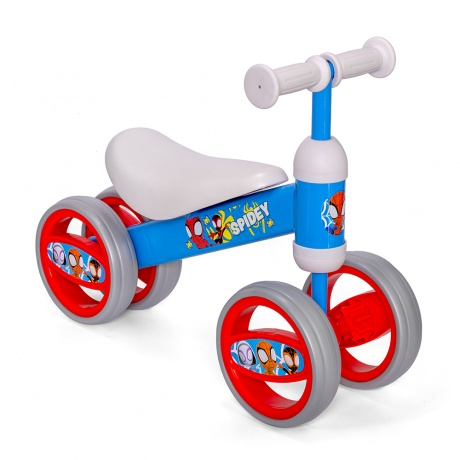 Biciclete fara pedale - Bicicleta fara pedale copii Spidey (Spider-Man), 4 roti