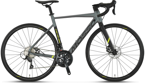 Cursiere - Bicicleta Mosso cursiera Cavalier Sora, roata 28", 18 viteze, cadru 540mm din aluminiu,  gri ,frana disc