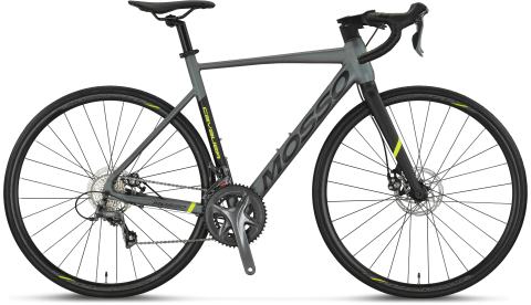 Cursiere - Bicicleta Mosso cursiera Cavalier Claris, roata 28", 16 viteze, cadru 580mm din aluminiu,  gri ,frana disc