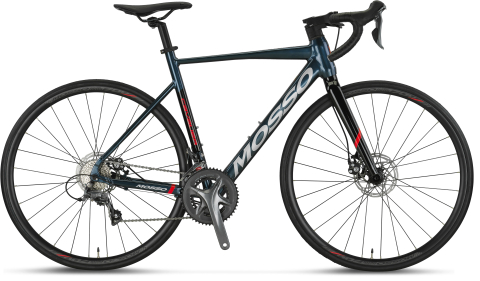 Cursiere - Bicicleta Mosso cursiera Cavalier Claris,roata 28',16 viteze, cadru 560mm din aluminiu,albastru,frana disc