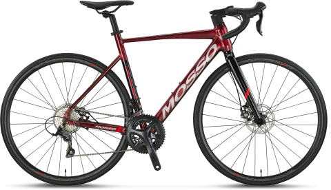 Cursiere - Bicicleta Mosso cursiera Cavalier Sora, roata 28", 18 viteze, cadru 580mm din aluminiu,  visiniu ,frana disc