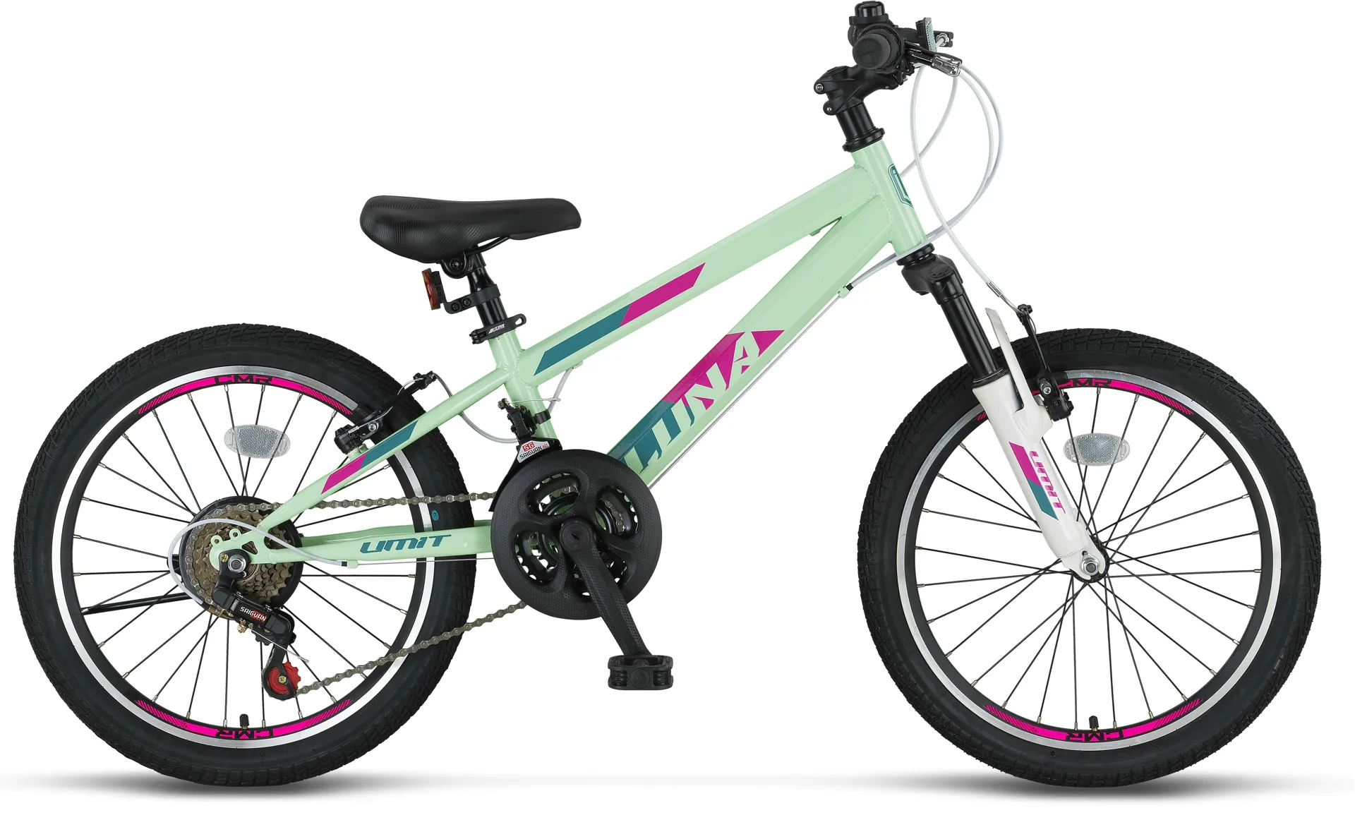 Mountain Bike - Bicicleta MTB Umit Luna Lady, culoare  menta, roata 26", cadru din otel