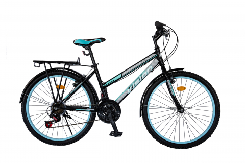 Mountain Bike - Bicicleta MTB Dame Vision Elegance Culoare Negru/Albastru Roata 26" Otel