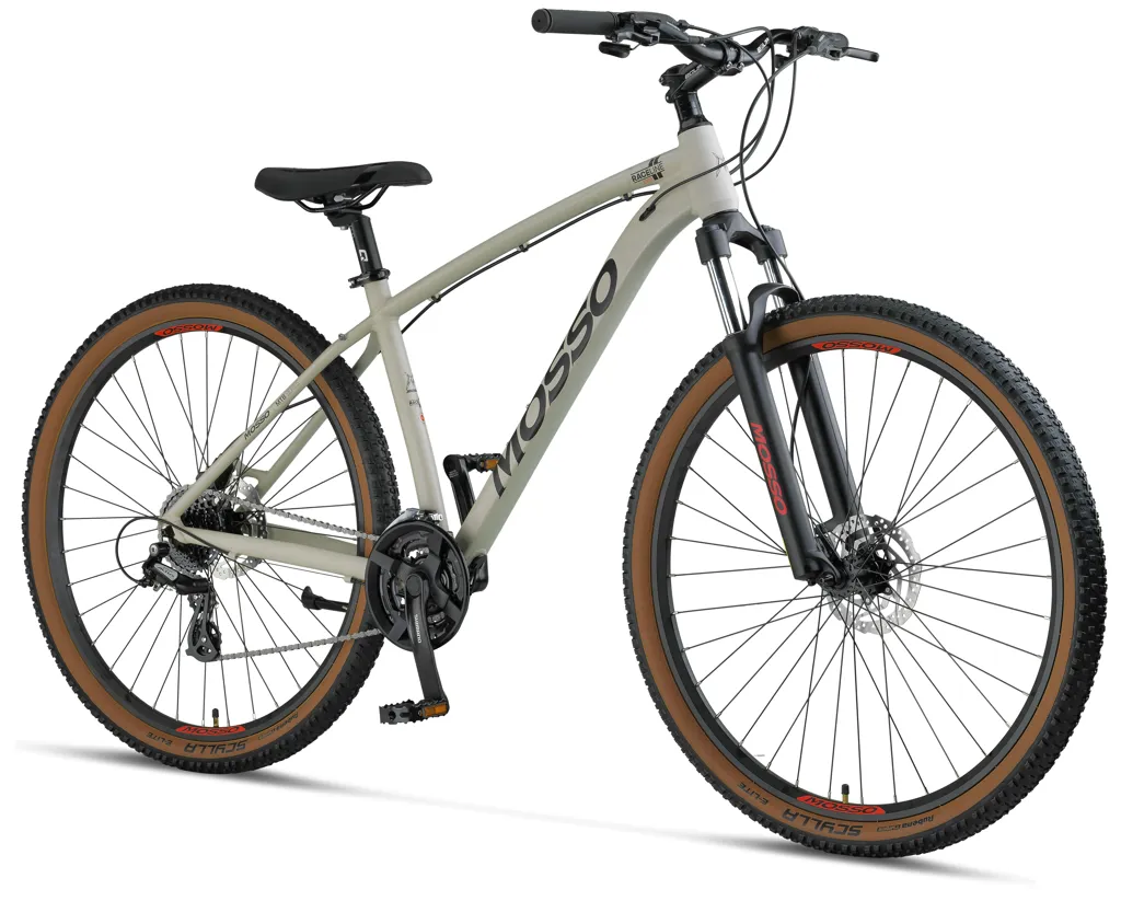 Bicicleta MTB Mosso Raceline Man Hidraulic, roata 29", cadru 20" din aluminiu, culoare gri nisipiu [1]