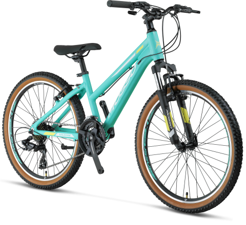 Bicicleta Mosso Wildfire V Lady, roata 24", cadru din aluminiu, culoare Turcoaz [1]