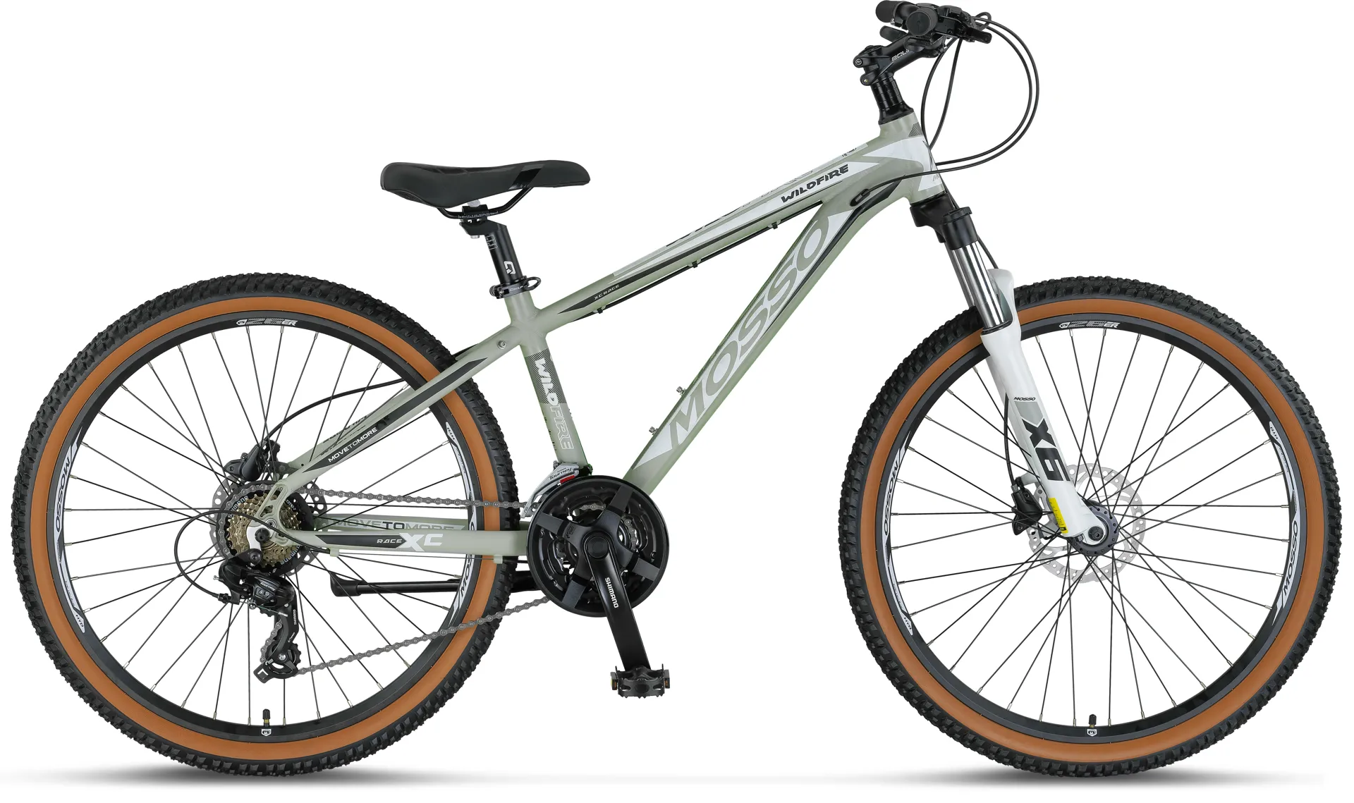 Mountain Bike - Bicicleta MTB Mosso Wildfire Man Hidraulic, roata 26", din aluminiu, culoare gri
