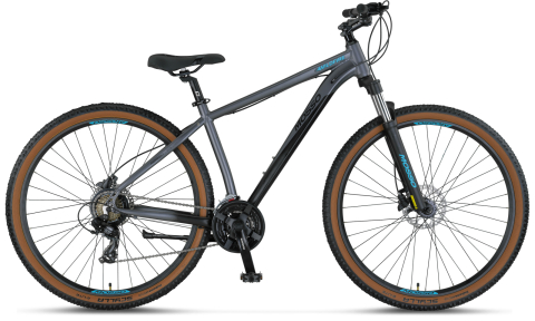 Mountain Bike - Bicicleta MTB Mosso Wildfire Man Hidraulic, roata 29", cadru 20" din aluminiu, culoare gri mat