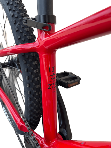 Bicicleta MTB Storm Raptor 1.0, 27.5 Inch, Cadru 13, Frane Hidraulice, Rosu/Negru [2]