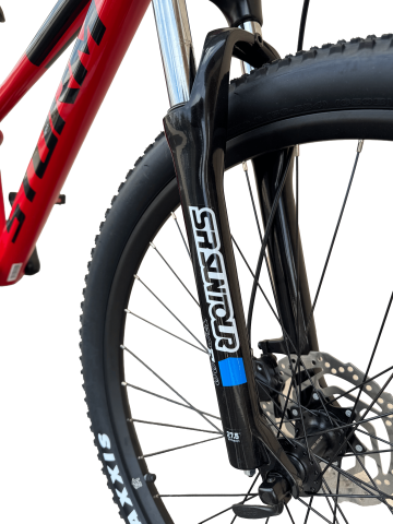 Bicicleta MTB Storm Raptor 1.0, 27.5 Inch, Cadru 13, Frane Hidraulice, Rosu/Negru [1]