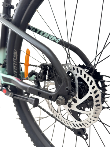 Bicicleta MTB Storm Shark Lady 1.0, 27.5 Inch, Cadru 13, 2D Frane pe Disc, Turcoaz/Negru - Copie [5]